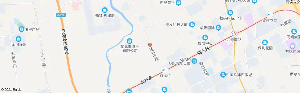 成都双凤菜市_公交站地图_成都公交_妙搜公交查询2025