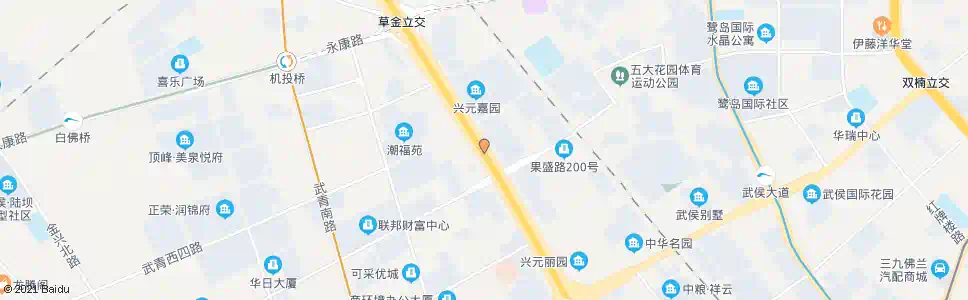 成都西三环路二段中内侧_公交站地图_成都公交_妙搜公交查询2025