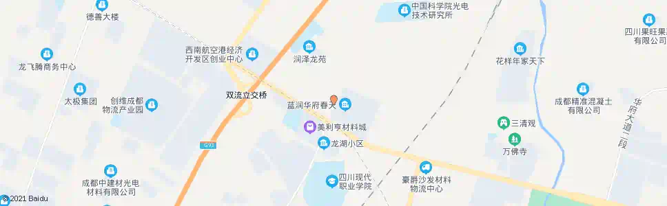 成都光电大道南_公交站地图_成都公交_妙搜公交查询2025