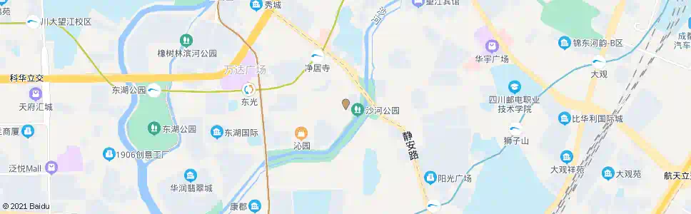 成都观音桥街东_公交站地图_成都公交_妙搜公交查询2025