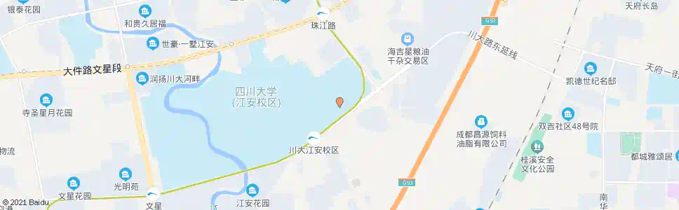 成都黄河中路川大路口_公交站地图_成都公交_妙搜公交查询2025