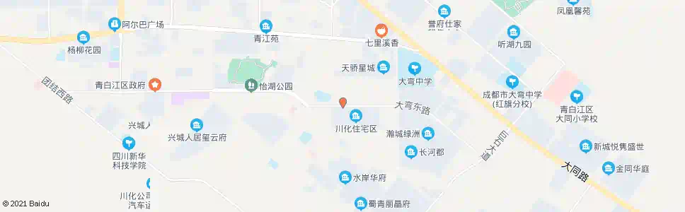 成都大弯东路_公交站地图_成都公交_妙搜公交查询2025