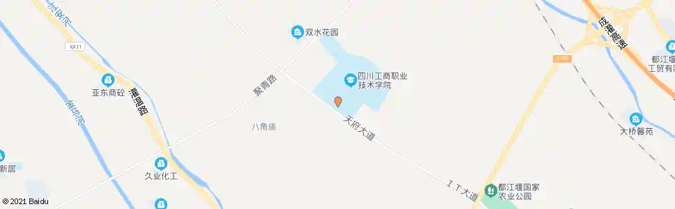成都工商技术学院西区_公交站地图_成都公交_妙搜公交查询2025
