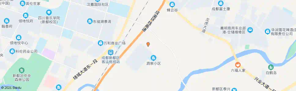 成都泗崇小区_公交站地图_成都公交_妙搜公交查询2025