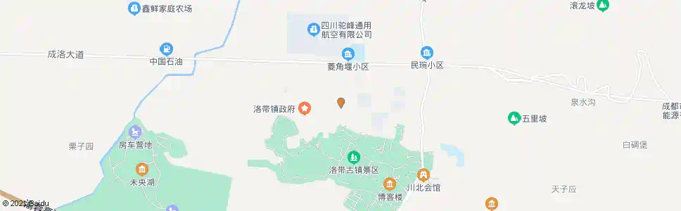 成都洛带综合市场_公交站地图_成都公交_妙搜公交查询2025