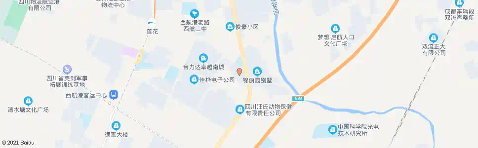 成都尚港领地_公交站地图_成都公交_妙搜公交查询2025