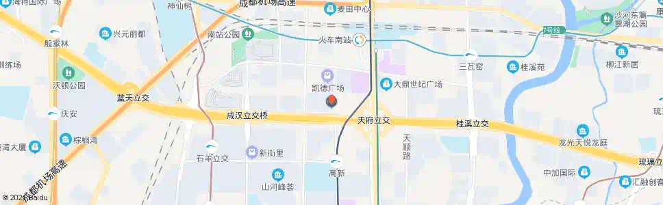 成都宜家家居_公交站地图_成都公交_妙搜公交查询2025