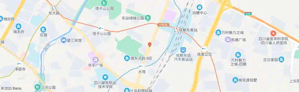 成都锦绣大道岷江路口_公交站地图_成都公交_妙搜公交查询2025