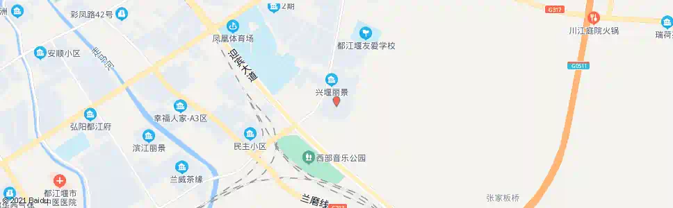 成都兴堰丽景D区_公交站地图_成都公交_妙搜公交查询2025