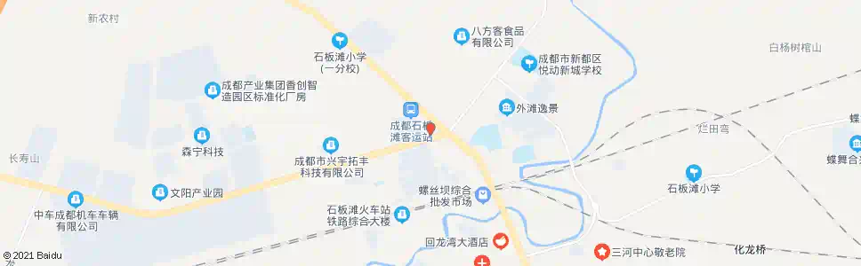 成都东环西街口_公交站地图_成都公交_妙搜公交查询2025