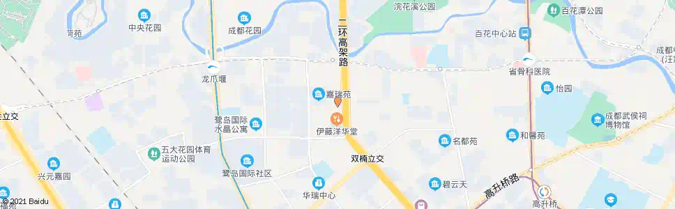 成都置信路二环路口_公交站地图_成都公交_妙搜公交查询2025
