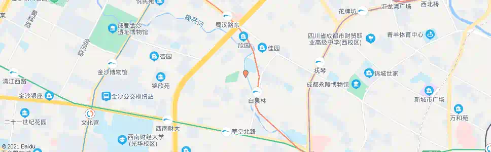 成都磨底河沿街南_公交站地图_成都公交_妙搜公交查询2025