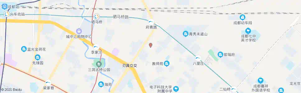 成都新风路北_公交站地图_成都公交_妙搜公交查询2025