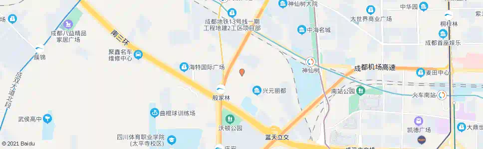 成都新乐路成雅路口_公交站地图_成都公交_妙搜公交查询2025
