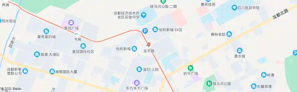 成都龙平路站_公交站地图_成都公交_妙搜公交查询2025