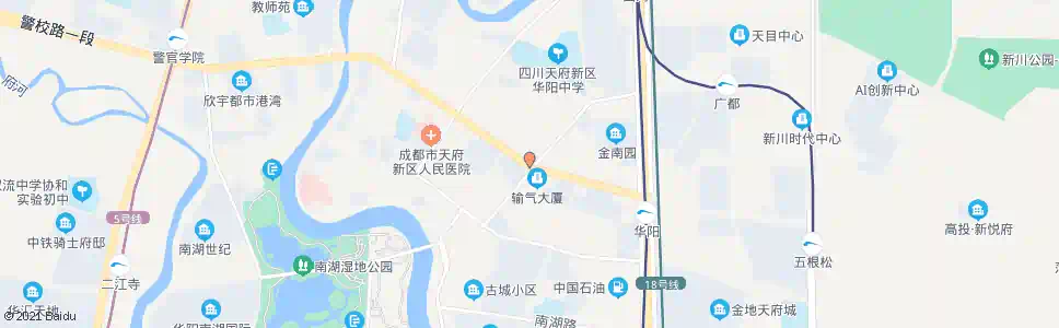 成都华阳大道广都中街口_公交站地图_成都公交_妙搜公交查询2025