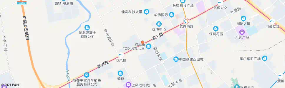 成都金兴南路_公交站地图_成都公交_妙搜公交查询2025
