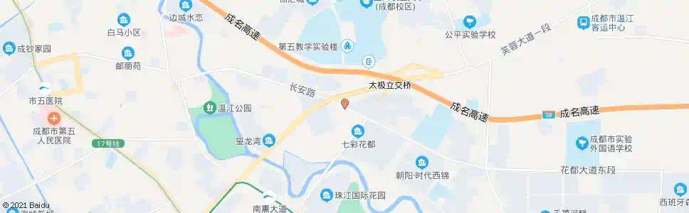 成都花都大道西段口_公交站地图_成都公交_妙搜公交查询2025