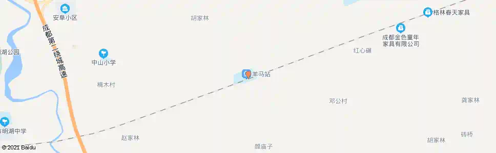 成都羊马镇路口_公交站地图_成都公交_妙搜公交查询2025