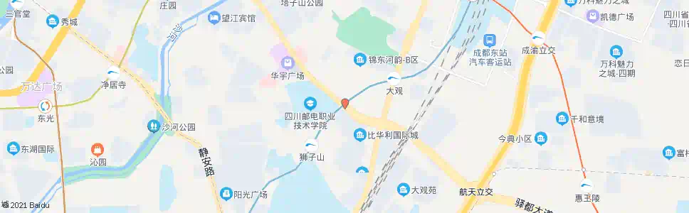 成都川师北大门_公交站地图_成都公交_妙搜公交查询2025