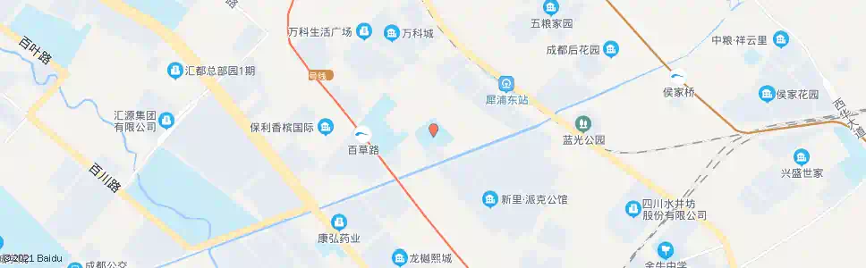 成都普成小学_公交站地图_成都公交_妙搜公交查询2025