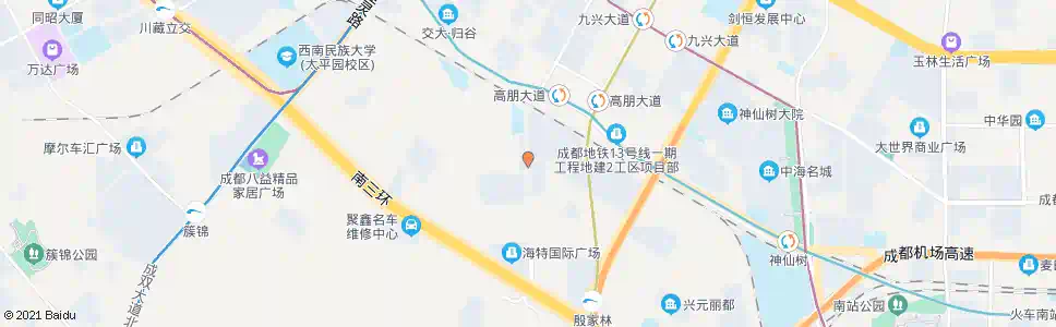 成都科园南路中_公交站地图_成都公交_妙搜公交查询2025