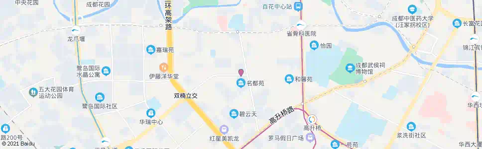 成都双楠路东_公交站地图_成都公交_妙搜公交查询2025