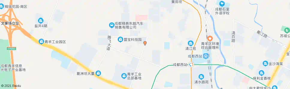 成都黄土村_公交站地图_成都公交_妙搜公交查询2025