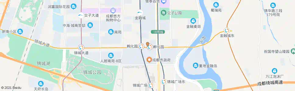 成都孵化园_公交站地图_成都公交_妙搜公交查询2025