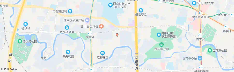 成都家园南街_公交站地图_成都公交_妙搜公交查询2025