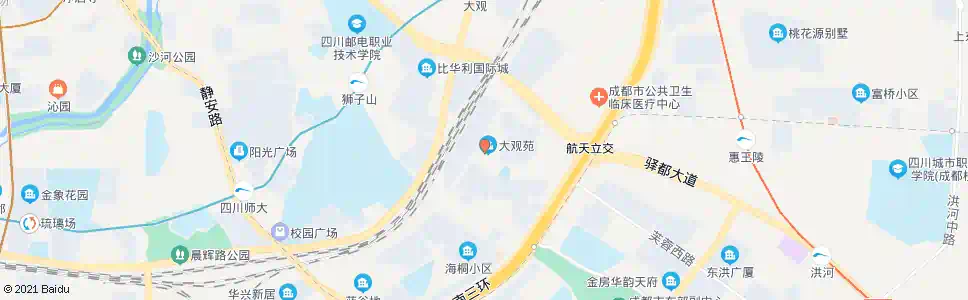 成都蝶花街_公交站地图_成都公交_妙搜公交查询2025