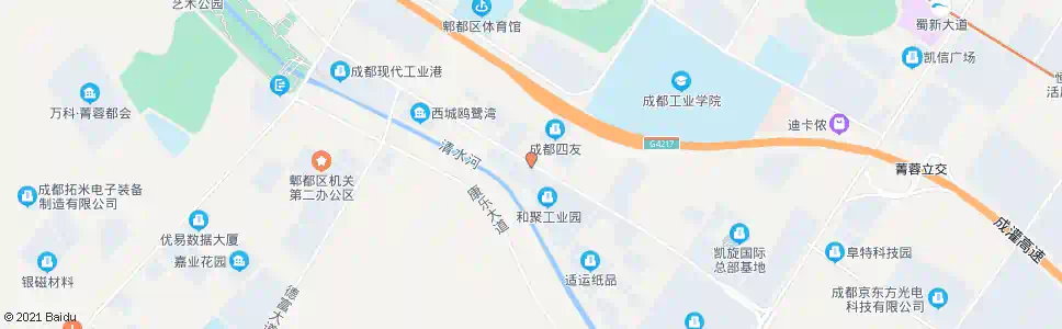 成都西源大道荣港路口_公交站地图_成都公交_妙搜公交查询2025