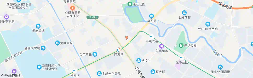 成都航天路南_公交站地图_成都公交_妙搜公交查询2025