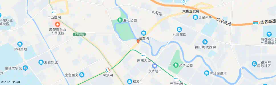 成都光华路口_公交站地图_成都公交_妙搜公交查询2025