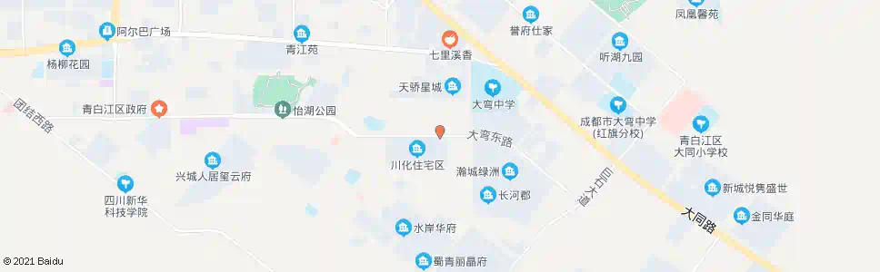 成都川化一村_公交站地图_成都公交_妙搜公交查询2025