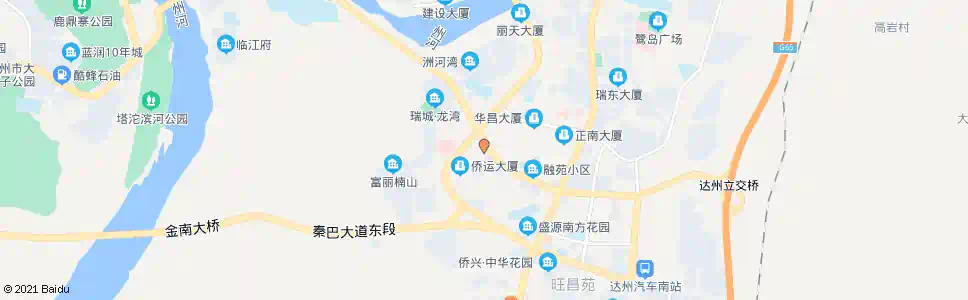 达州市建行_公交站地图_达州公交_妙搜公交查询2025
