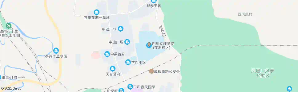 达州文理学院(老校区)_公交站地图_达州公交_妙搜公交查询2025