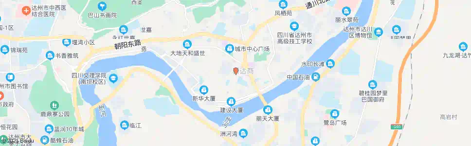 达州达高中_公交站地图_达州公交_妙搜公交查询2025