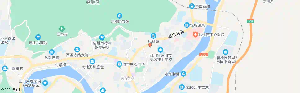 达州武警四支队_公交站地图_达州公交_妙搜公交查询2025