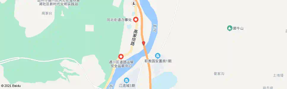 达州洲河大桥_公交站地图_达州公交_妙搜公交查询2025