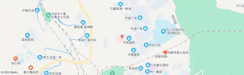 达州红十字医院_公交站地图_达州公交_妙搜公交查询2025