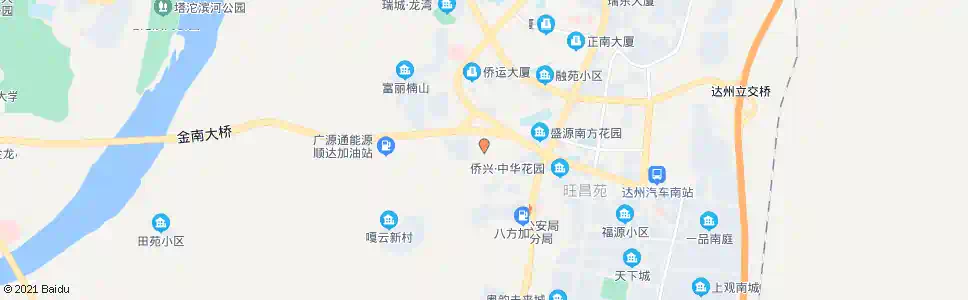 达州省建十五公司_公交站地图_达州公交_妙搜公交查询2025