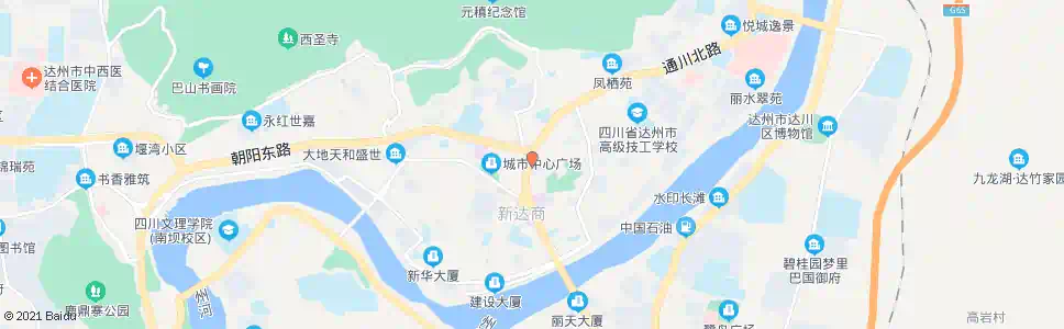 达州通川区政府_公交站地图_达州公交_妙搜公交查询2025