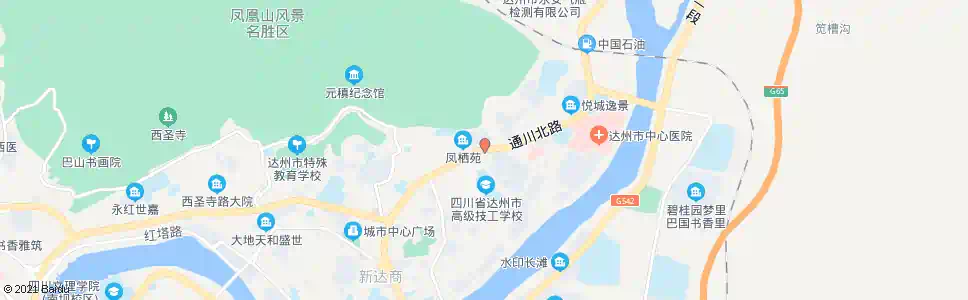 达州凤翎关_公交站地图_达州公交_妙搜公交查询2025