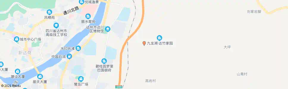 达州小河嘴_公交站地图_达州公交_妙搜公交查询2025