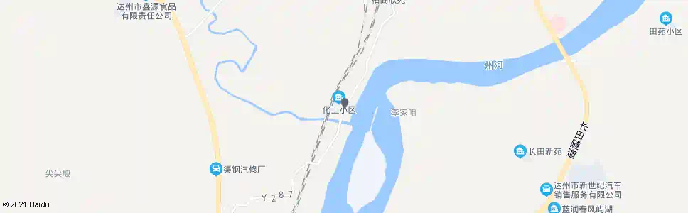 达州阁溪桥_公交站地图_达州公交_妙搜公交查询2025
