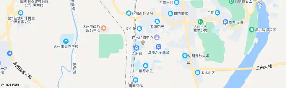 达州塔头批发市场_公交站地图_达州公交_妙搜公交查询2025