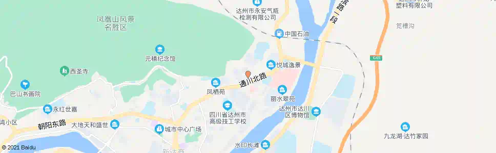 达州四零四_公交站地图_达州公交_妙搜公交查询2025