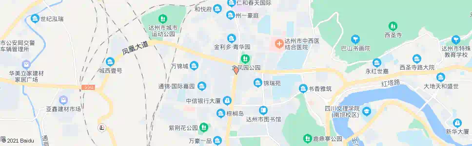 达州国际新城_公交站地图_达州公交_妙搜公交查询2025