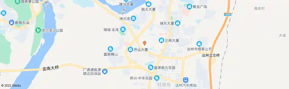 达州南外十字路口_公交站地图_达州公交_妙搜公交查询2025